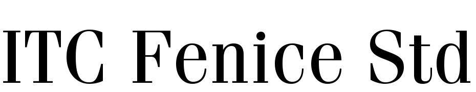 ITC Fenice Std cкачати шрифт безкоштовно